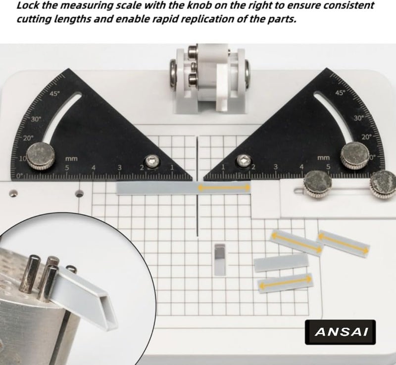 ANSAI Miter Cutter, Angle Cutting Station with 3 Replacement Blades, Assembly Required - Image 4
